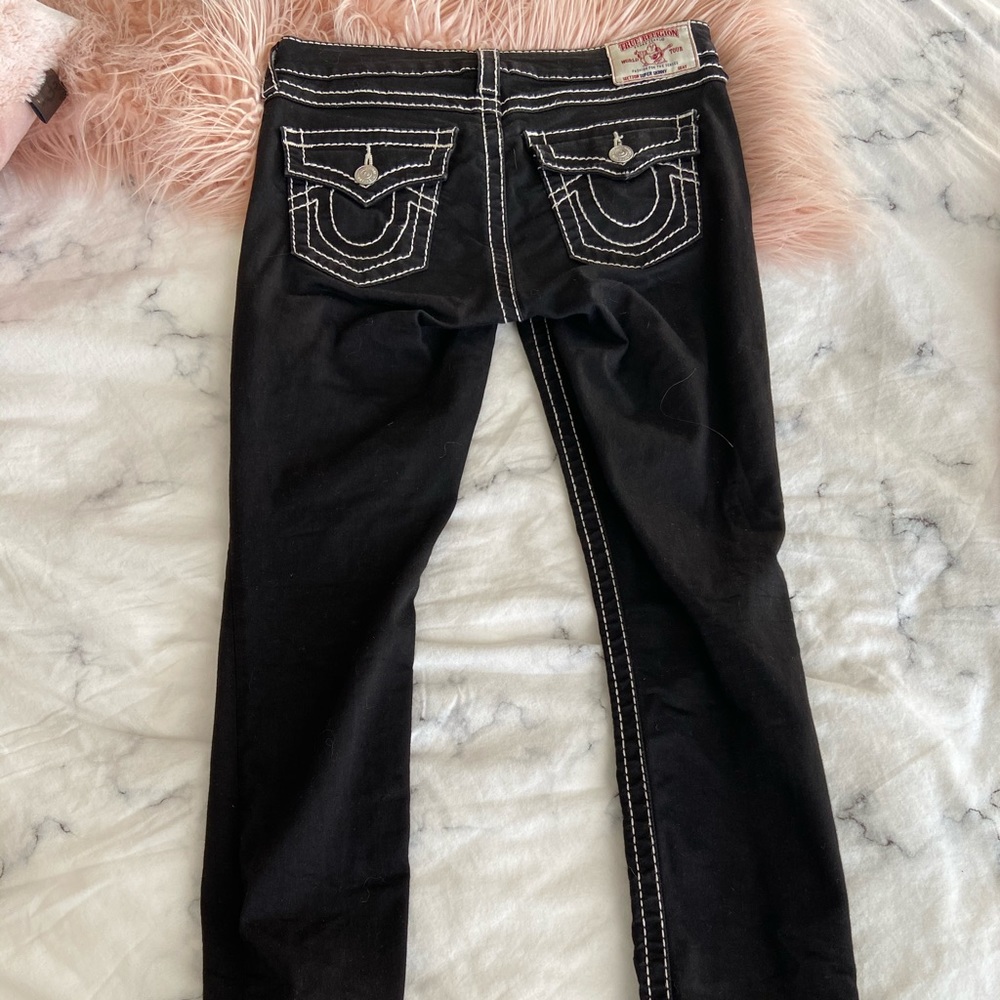 True Religion Black Skinny Jeans